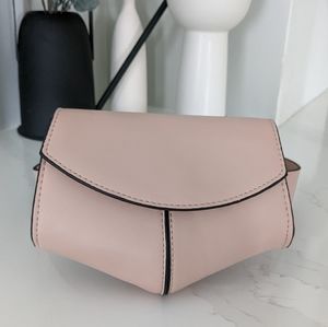 Mango cute baby pink small flap belt bag clutc wristlet like new mint condition